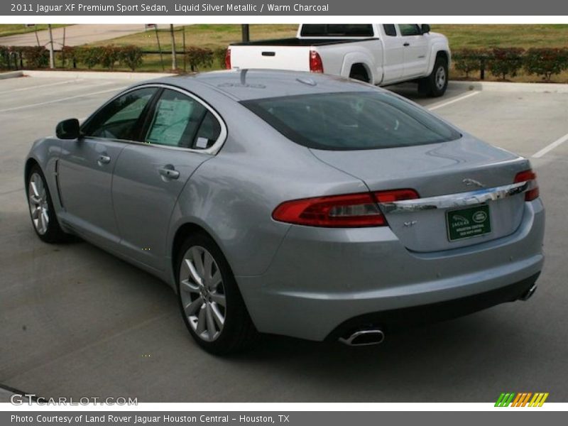 Liquid Silver Metallic / Warm Charcoal 2011 Jaguar XF Premium Sport Sedan