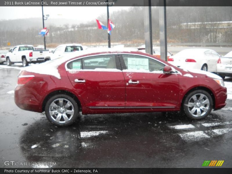 Red Jewel Tintcoat / Cocoa/Cashmere 2011 Buick LaCrosse CXL