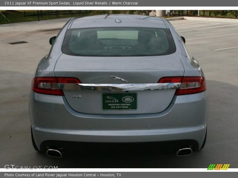 Liquid Silver Metallic / Warm Charcoal 2011 Jaguar XF Premium Sport Sedan