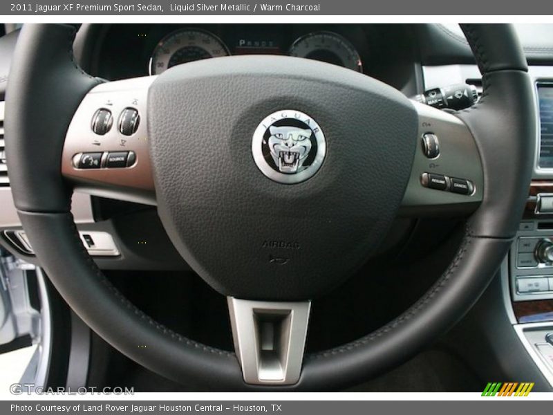 Liquid Silver Metallic / Warm Charcoal 2011 Jaguar XF Premium Sport Sedan