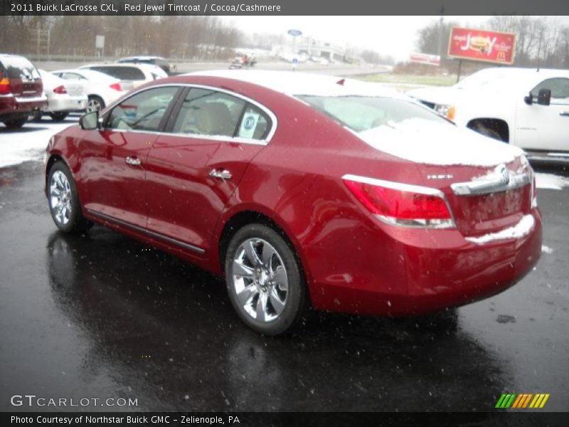 Red Jewel Tintcoat / Cocoa/Cashmere 2011 Buick LaCrosse CXL