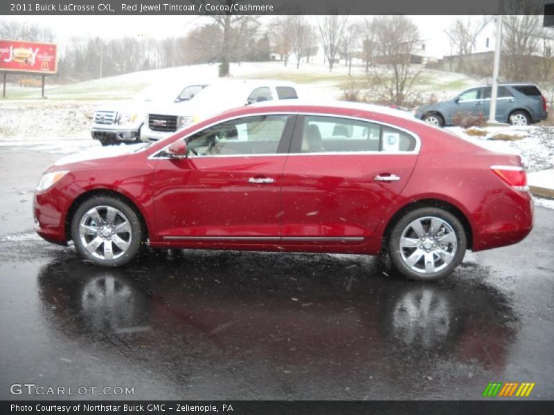 Red Jewel Tintcoat / Cocoa/Cashmere 2011 Buick LaCrosse CXL
