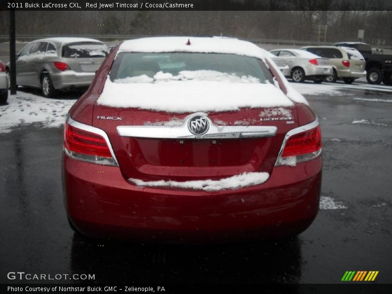 Red Jewel Tintcoat / Cocoa/Cashmere 2011 Buick LaCrosse CXL