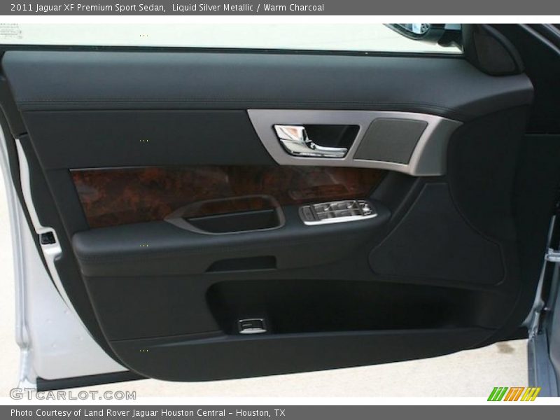 Liquid Silver Metallic / Warm Charcoal 2011 Jaguar XF Premium Sport Sedan