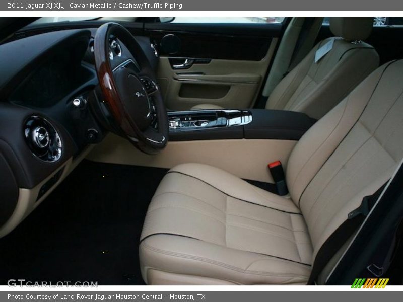  2011 XJ XJL Cashew/Truffle Piping Interior