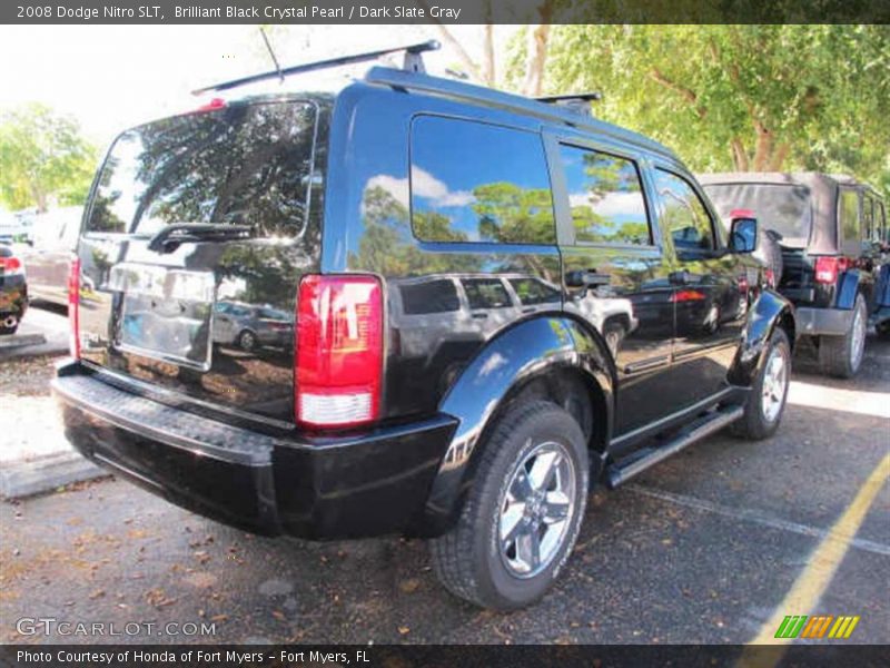 Brilliant Black Crystal Pearl / Dark Slate Gray 2008 Dodge Nitro SLT