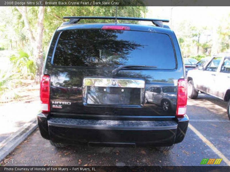 Brilliant Black Crystal Pearl / Dark Slate Gray 2008 Dodge Nitro SLT