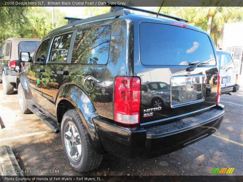 Brilliant Black Crystal Pearl / Dark Slate Gray 2008 Dodge Nitro SLT