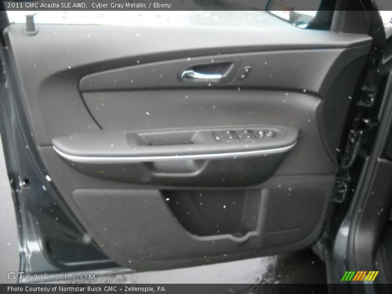 Cyber Gray Metallic / Ebony 2011 GMC Acadia SLE AWD