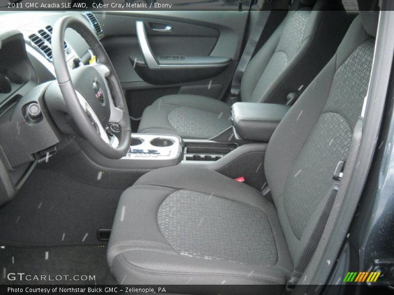 Cyber Gray Metallic / Ebony 2011 GMC Acadia SLE AWD