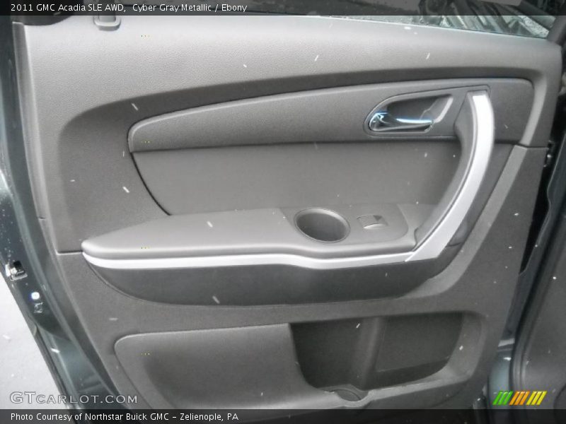Cyber Gray Metallic / Ebony 2011 GMC Acadia SLE AWD