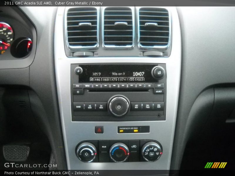Cyber Gray Metallic / Ebony 2011 GMC Acadia SLE AWD