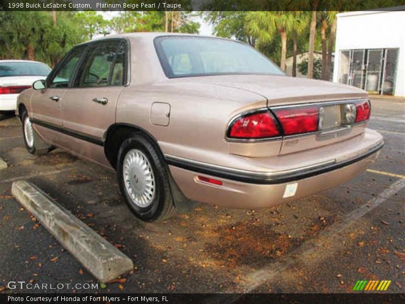 Platinum Beige Pearl / Taupe 1998 Buick LeSabre Custom