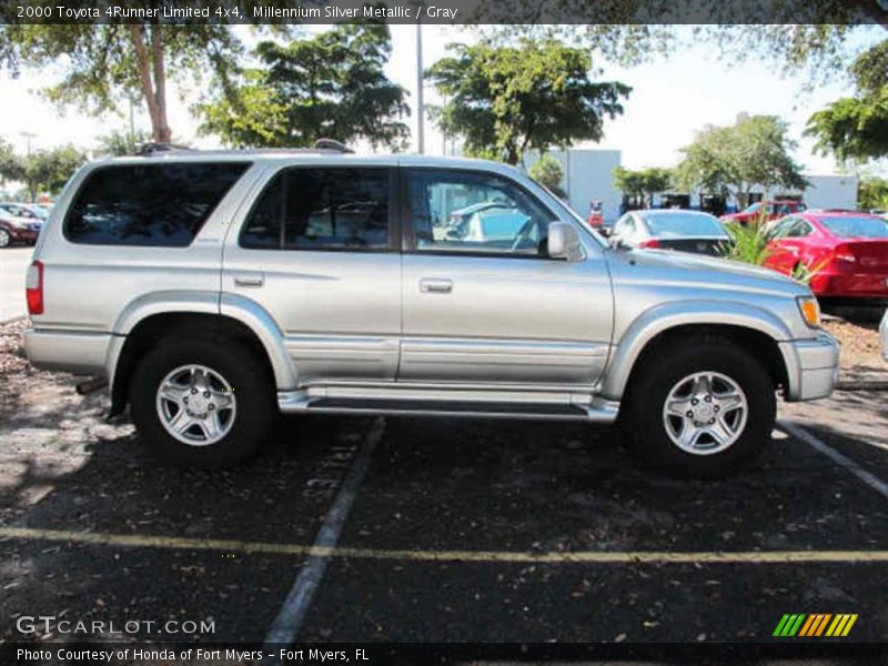 Millennium Silver Metallic / Gray 2000 Toyota 4Runner Limited 4x4
