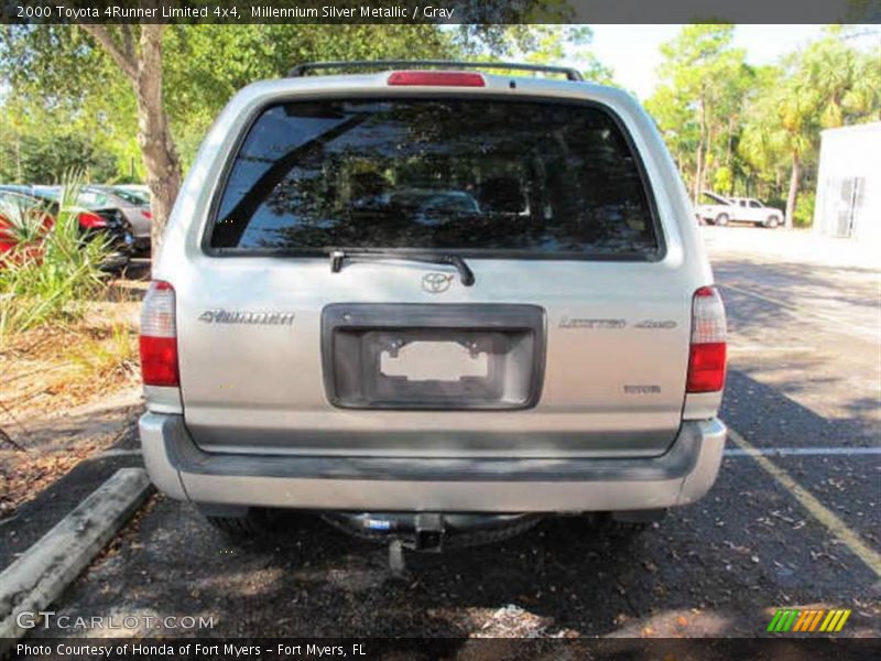 Millennium Silver Metallic / Gray 2000 Toyota 4Runner Limited 4x4