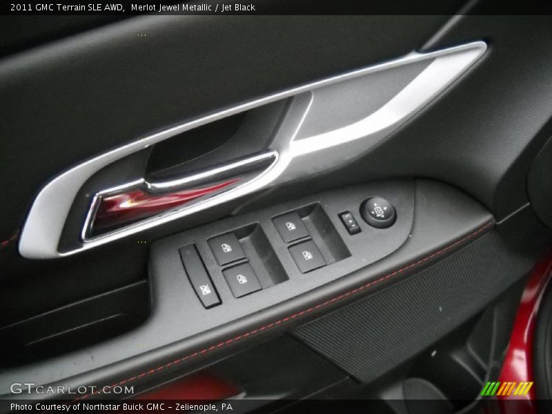 Merlot Jewel Metallic / Jet Black 2011 GMC Terrain SLE AWD