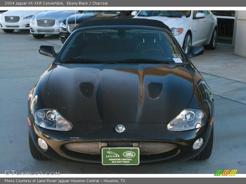 Ebony Black / Charcoal 2004 Jaguar XK XKR Convertible