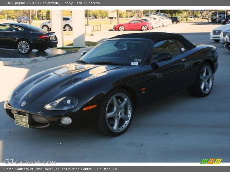 Ebony Black / Charcoal 2004 Jaguar XK XKR Convertible