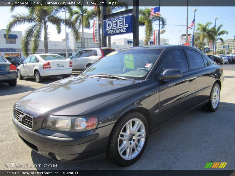 Carbon Grey Metallic / Taupe/Light Taupe 2002 Volvo S60 2.4T