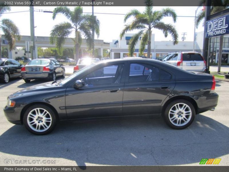 Carbon Grey Metallic / Taupe/Light Taupe 2002 Volvo S60 2.4T