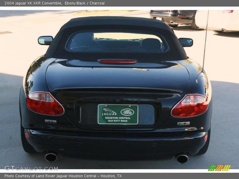 Ebony Black / Charcoal 2004 Jaguar XK XKR Convertible