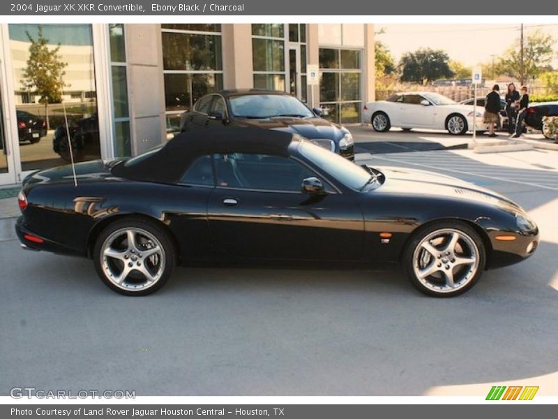 Ebony Black / Charcoal 2004 Jaguar XK XKR Convertible