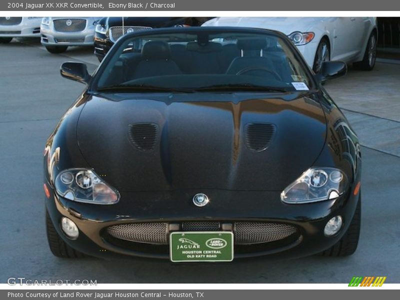 Ebony Black / Charcoal 2004 Jaguar XK XKR Convertible