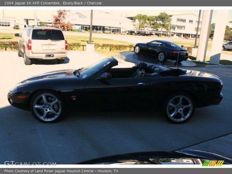 Ebony Black / Charcoal 2004 Jaguar XK XKR Convertible