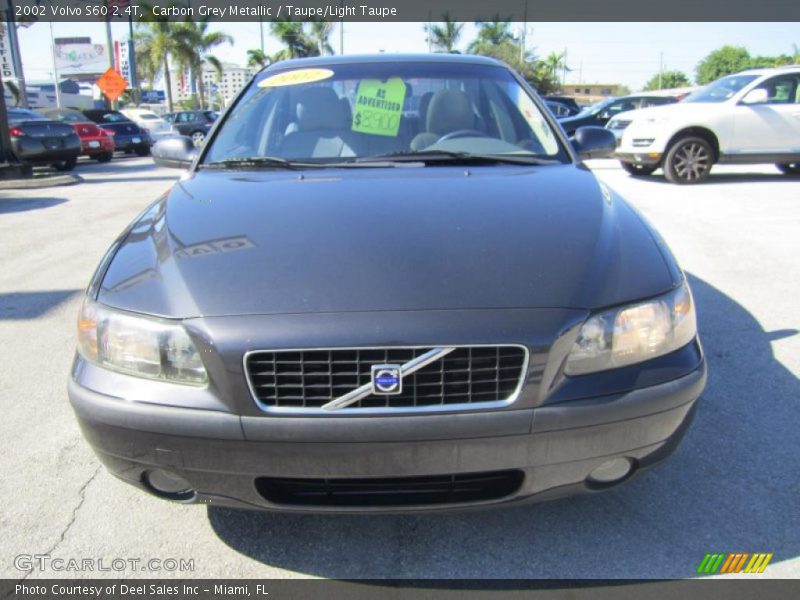 Carbon Grey Metallic / Taupe/Light Taupe 2002 Volvo S60 2.4T