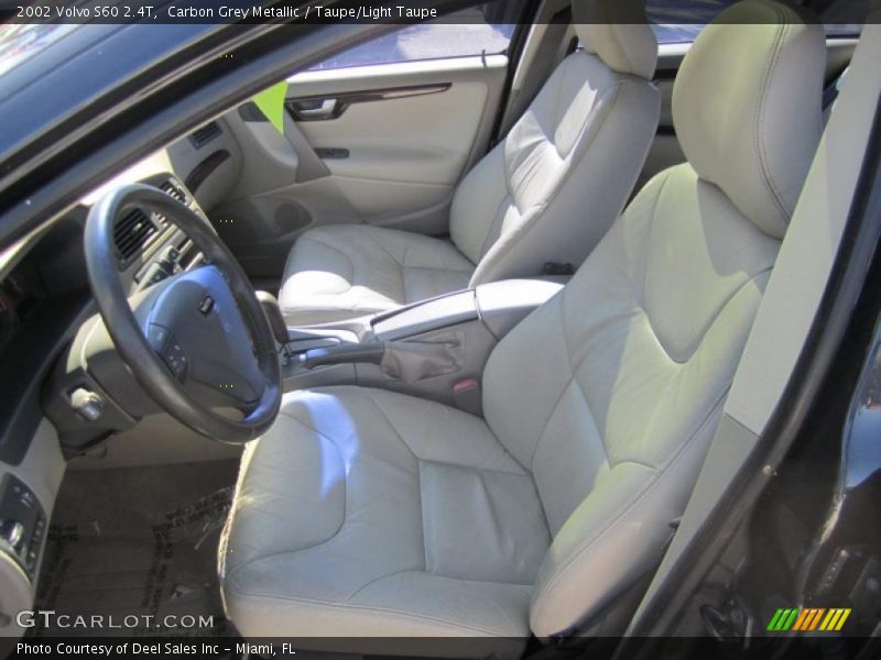 Carbon Grey Metallic / Taupe/Light Taupe 2002 Volvo S60 2.4T