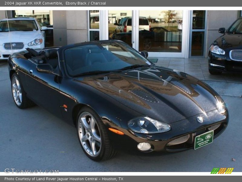 Ebony Black / Charcoal 2004 Jaguar XK XKR Convertible