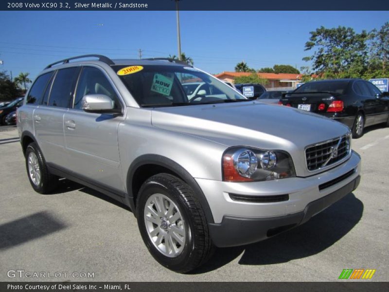 Silver Metallic / Sandstone 2008 Volvo XC90 3.2