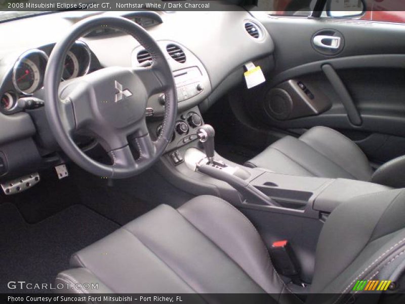 Northstar White / Dark Charcoal 2008 Mitsubishi Eclipse Spyder GT