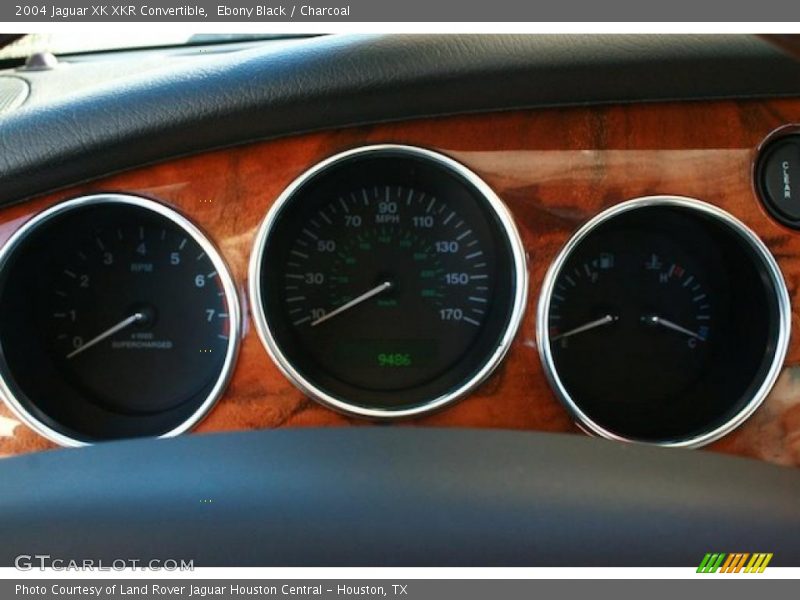 Ebony Black / Charcoal 2004 Jaguar XK XKR Convertible