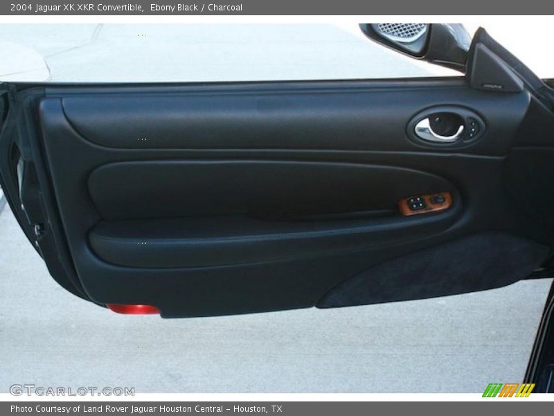 Ebony Black / Charcoal 2004 Jaguar XK XKR Convertible