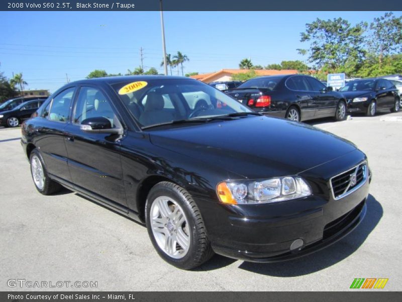 Black Stone / Taupe 2008 Volvo S60 2.5T