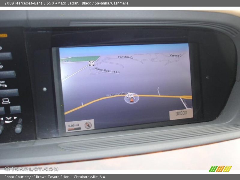Black / Savanna/Cashmere 2009 Mercedes-Benz S 550 4Matic Sedan