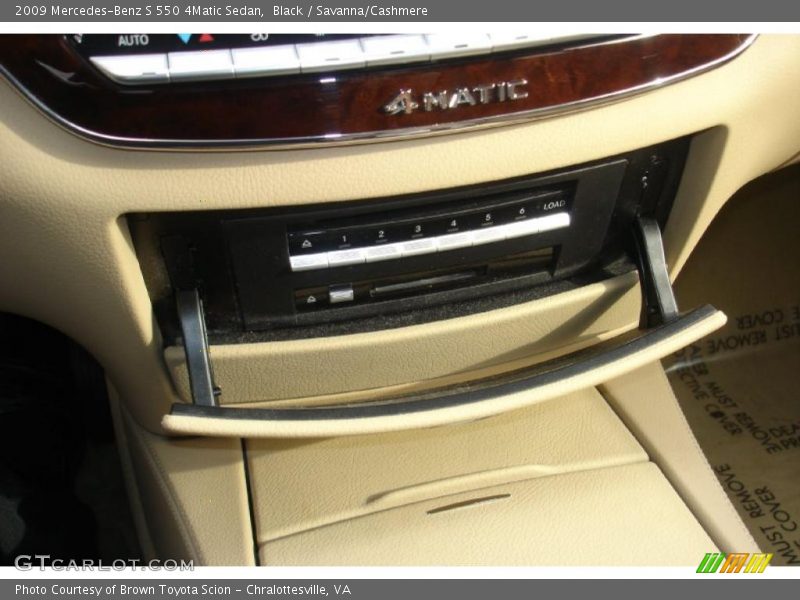 Black / Savanna/Cashmere 2009 Mercedes-Benz S 550 4Matic Sedan