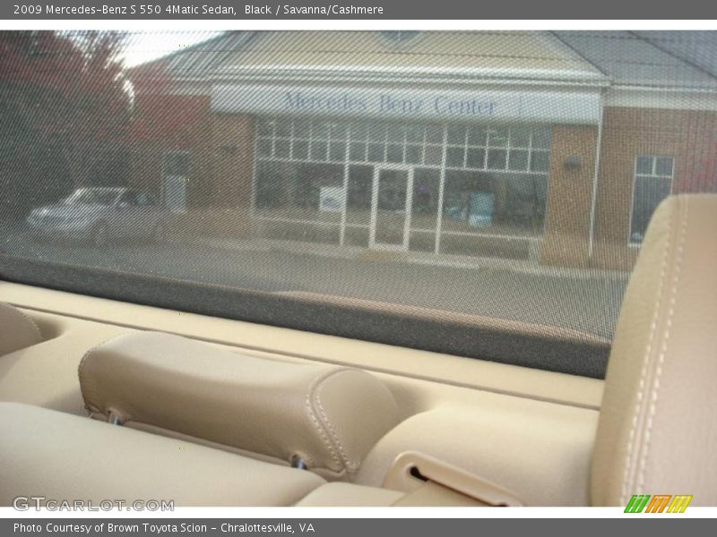 Black / Savanna/Cashmere 2009 Mercedes-Benz S 550 4Matic Sedan