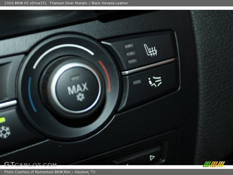 Titanium Silver Metallic / Black Nevada Leather 2009 BMW X6 xDrive35i