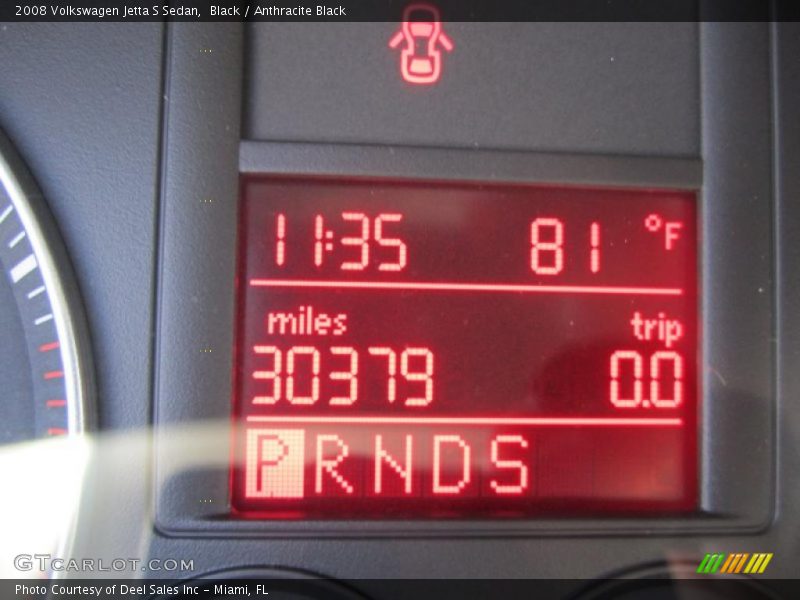 Black / Anthracite Black 2008 Volkswagen Jetta S Sedan