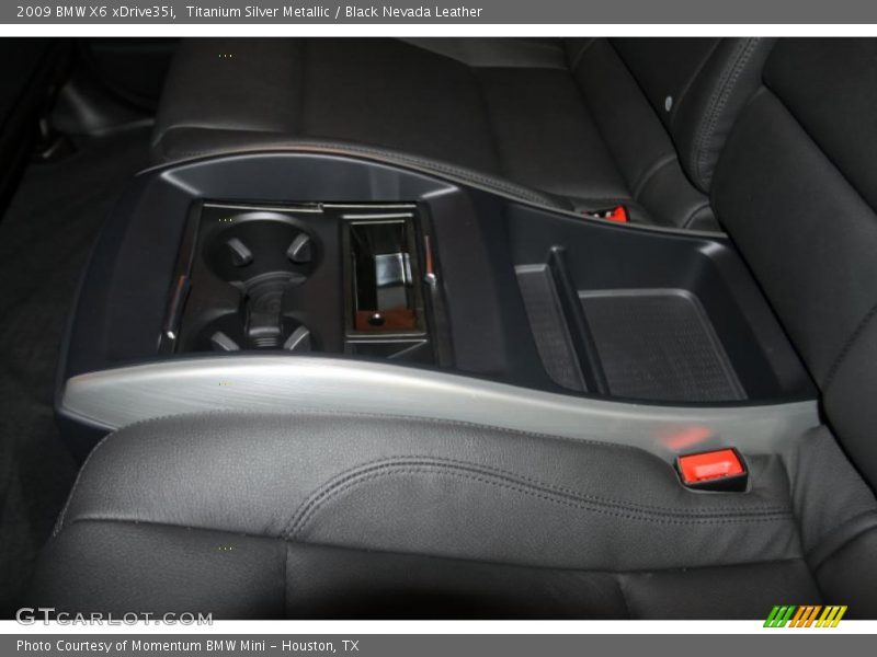 Titanium Silver Metallic / Black Nevada Leather 2009 BMW X6 xDrive35i