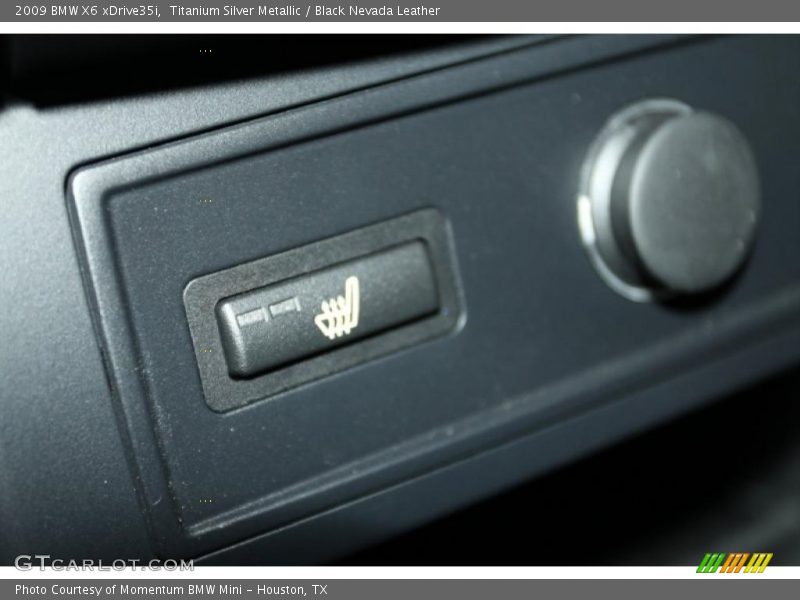 Titanium Silver Metallic / Black Nevada Leather 2009 BMW X6 xDrive35i