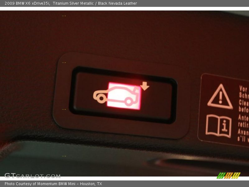 Titanium Silver Metallic / Black Nevada Leather 2009 BMW X6 xDrive35i