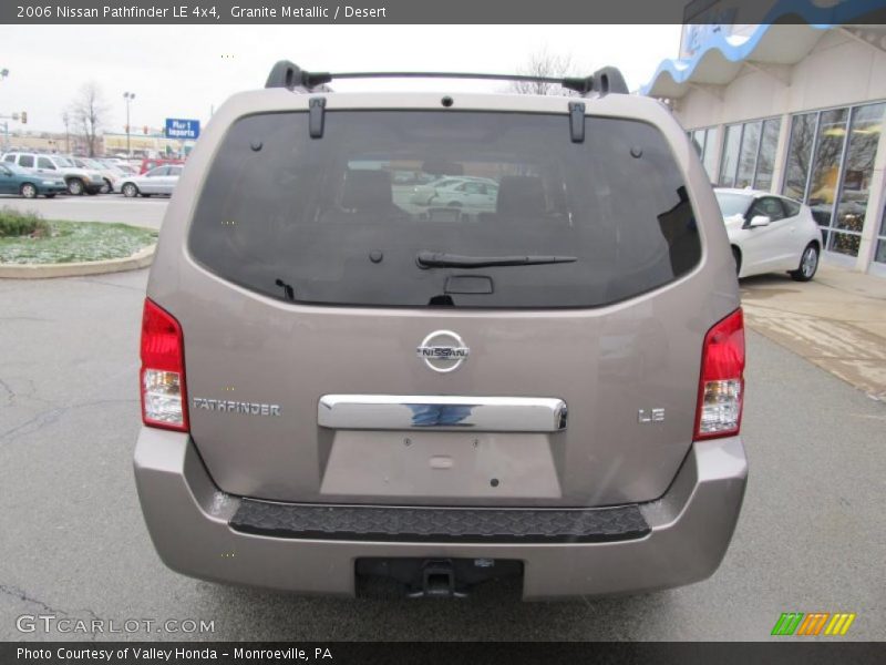 Granite Metallic / Desert 2006 Nissan Pathfinder LE 4x4