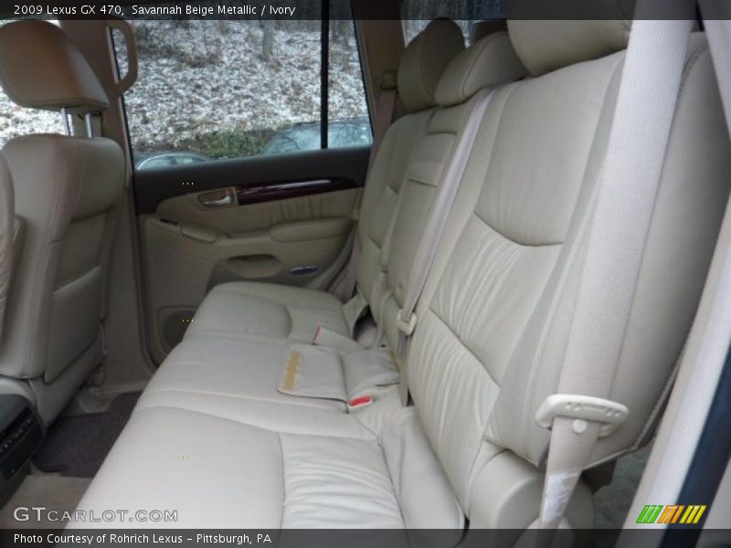  2009 GX 470 Ivory Interior