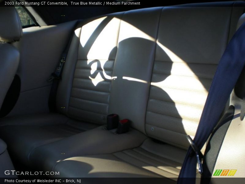 True Blue Metallic / Medium Parchment 2003 Ford Mustang GT Convertible