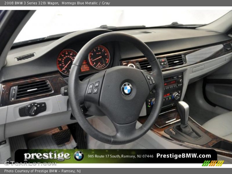 Montego Blue Metallic / Gray 2008 BMW 3 Series 328i Wagon