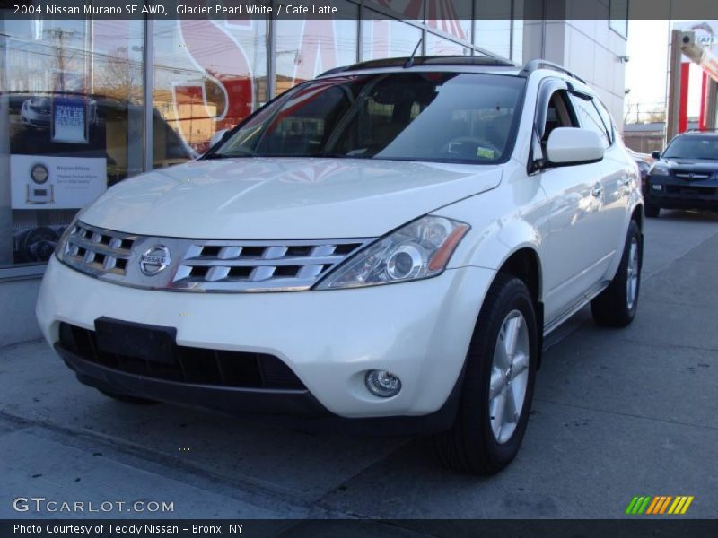 Glacier Pearl White / Cafe Latte 2004 Nissan Murano SE AWD