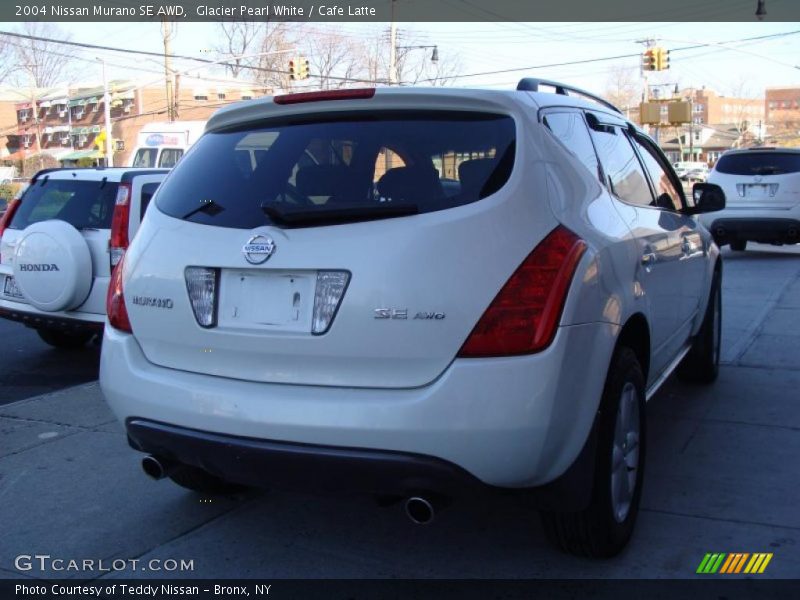 Glacier Pearl White / Cafe Latte 2004 Nissan Murano SE AWD